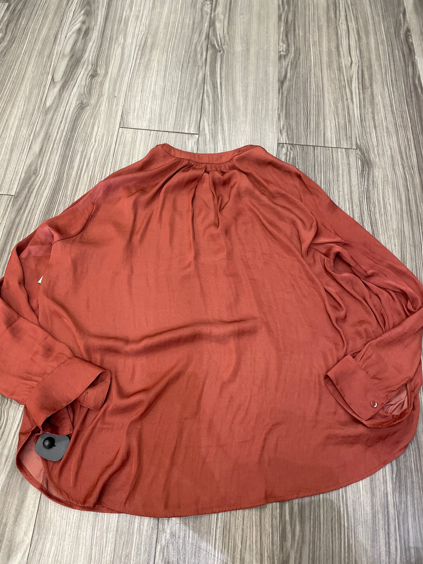 Red Top Long Sleeve Simply Vera, Size Xxl