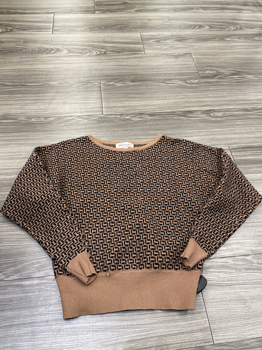 Sweater By Philosophy In Brown, Size: S