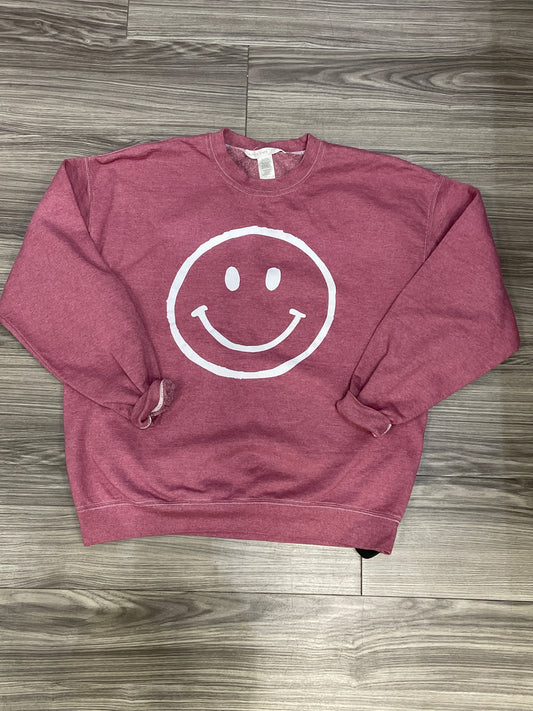 Sweatshirt Crewneck By Altard State In Maroon, Size: L