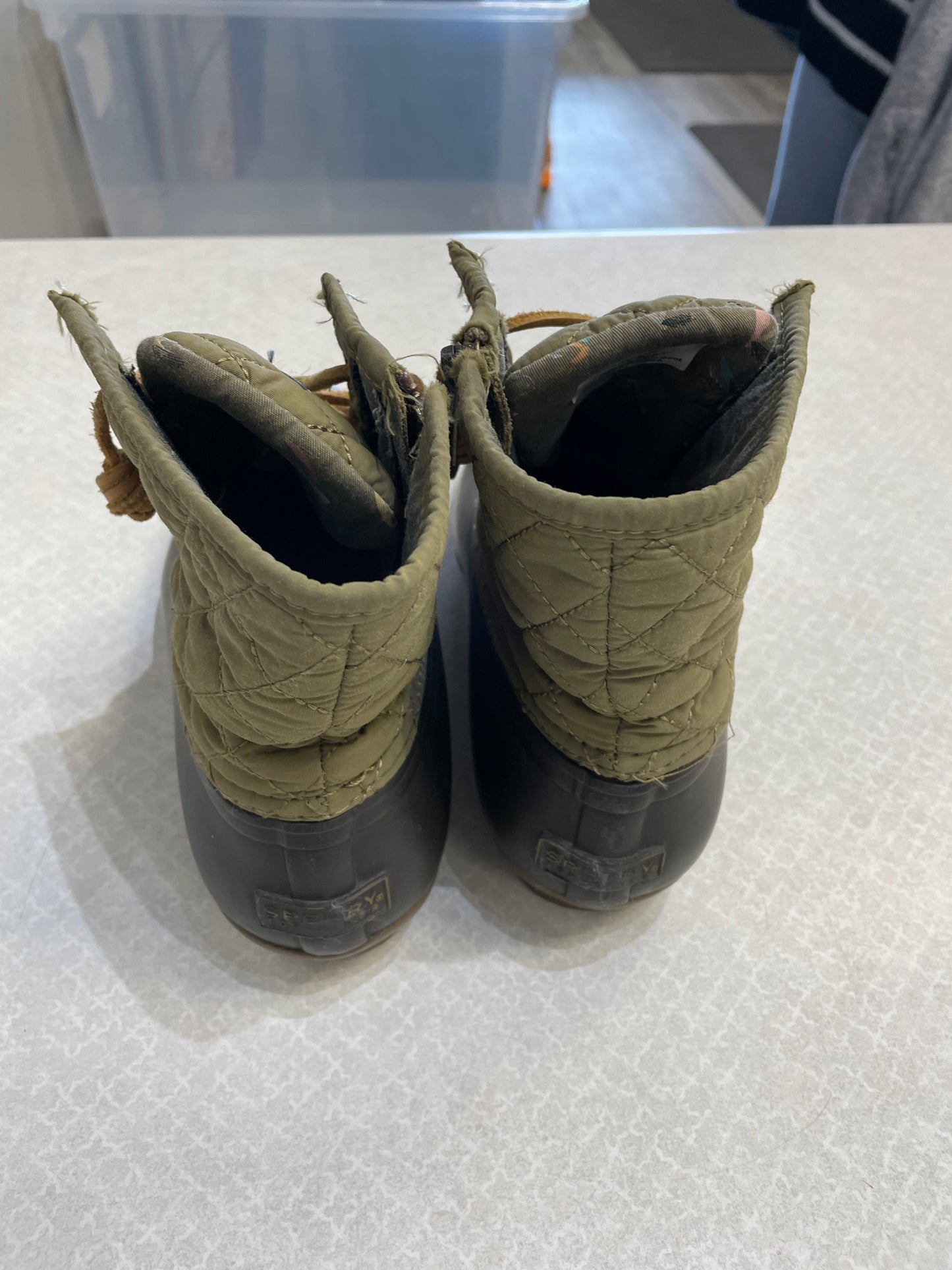 Boots Snow By Sperry In Green, Size: 7.5