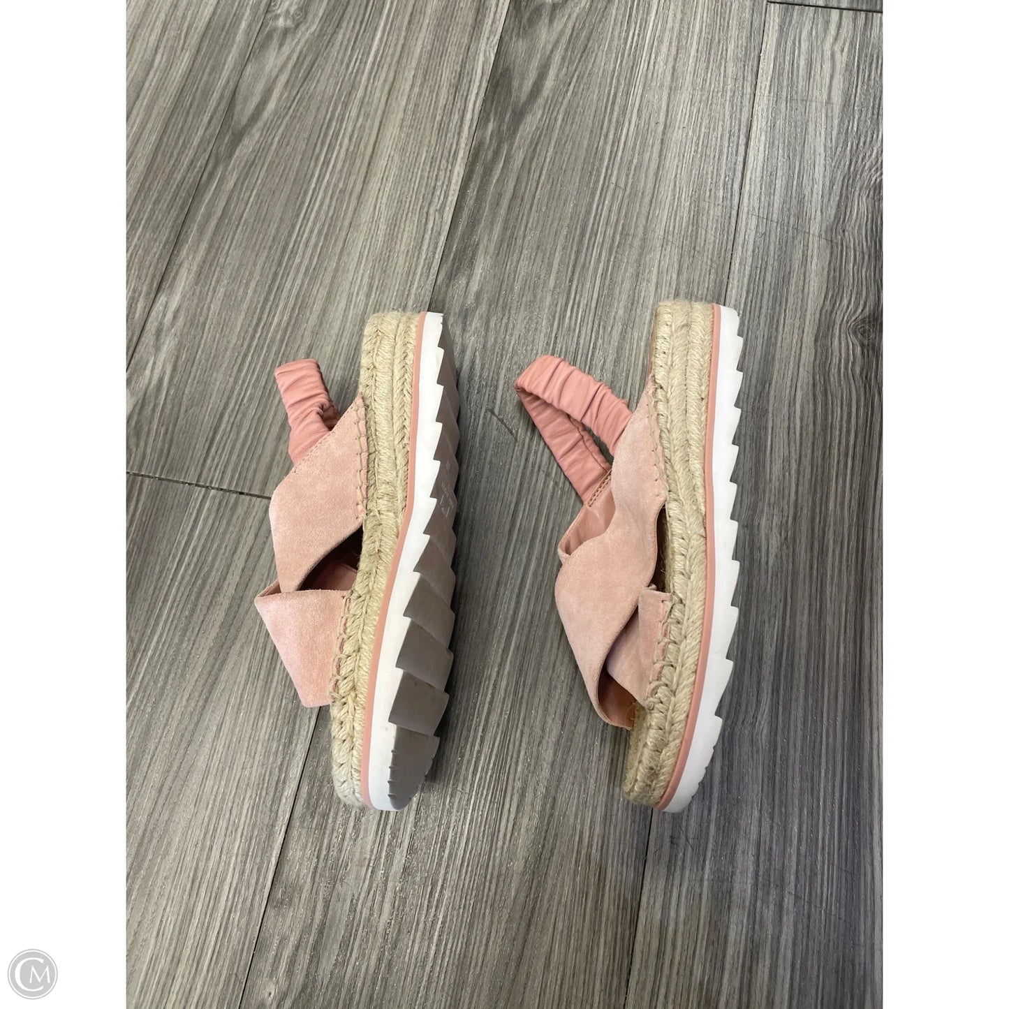 Sandals Heels Block By Marc Fisher In Pink, Size: 8