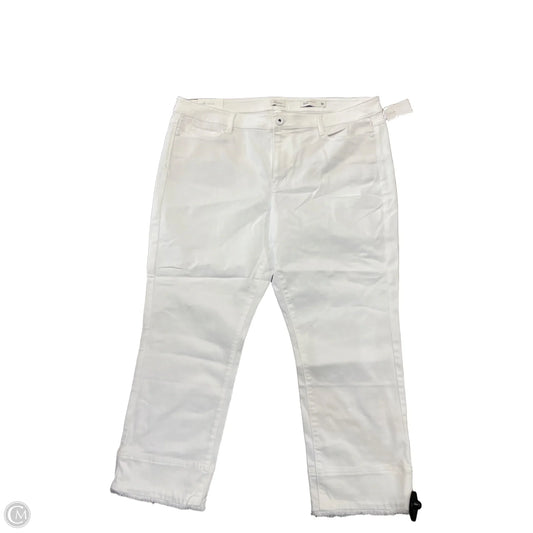 Pants Cropped By J. Jill In White, Size: 16