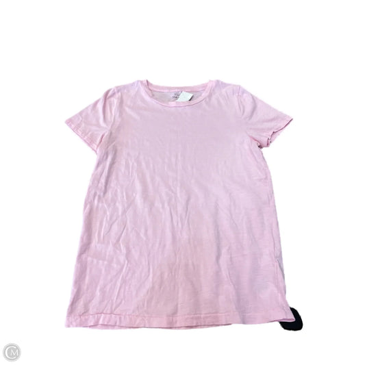 Top Short Sleeve By J. Crew In Pink, Size: M