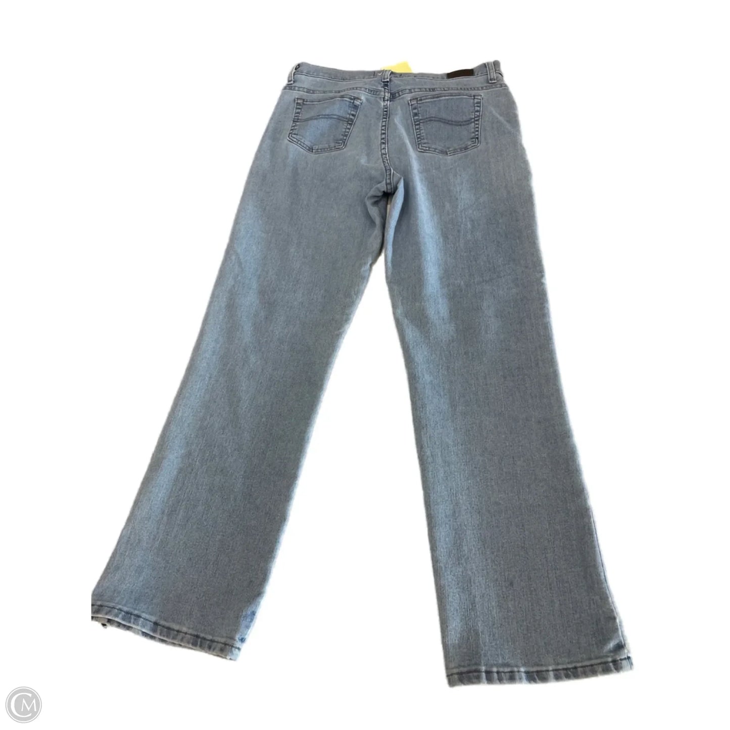 Jeans Straight By Lee In Blue Denim, Size: 10