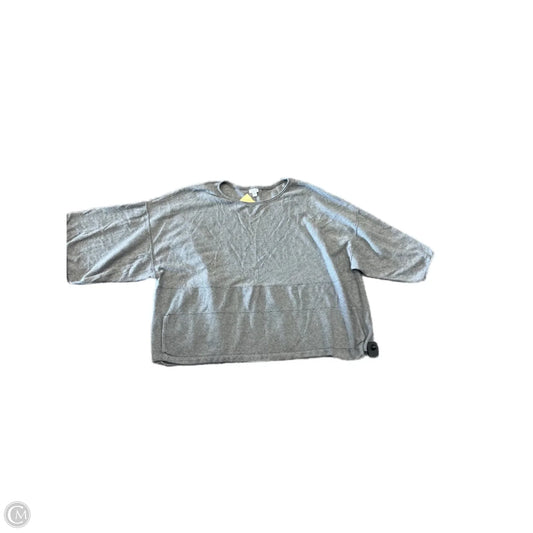 Sweater Short Sleeve By J. Jill In Grey, Size: Xl
