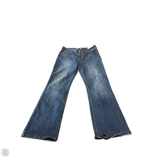 Jeans Boot Cut By Levis In Blue Denim, Size: 12