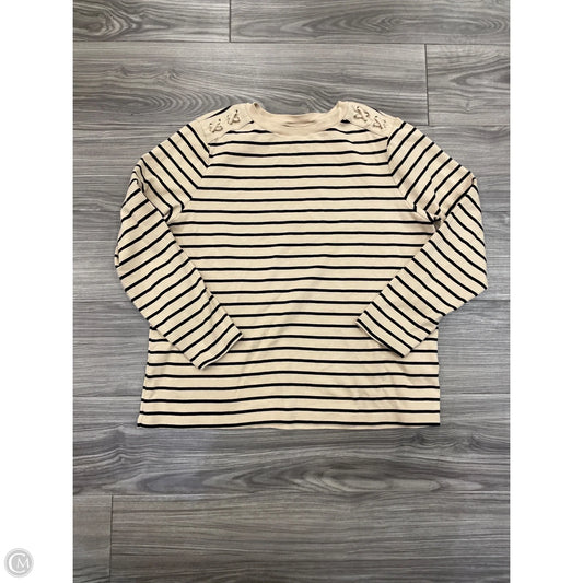 Top Sleeveless By Rafaella In Striped Pattern, Size: Xl