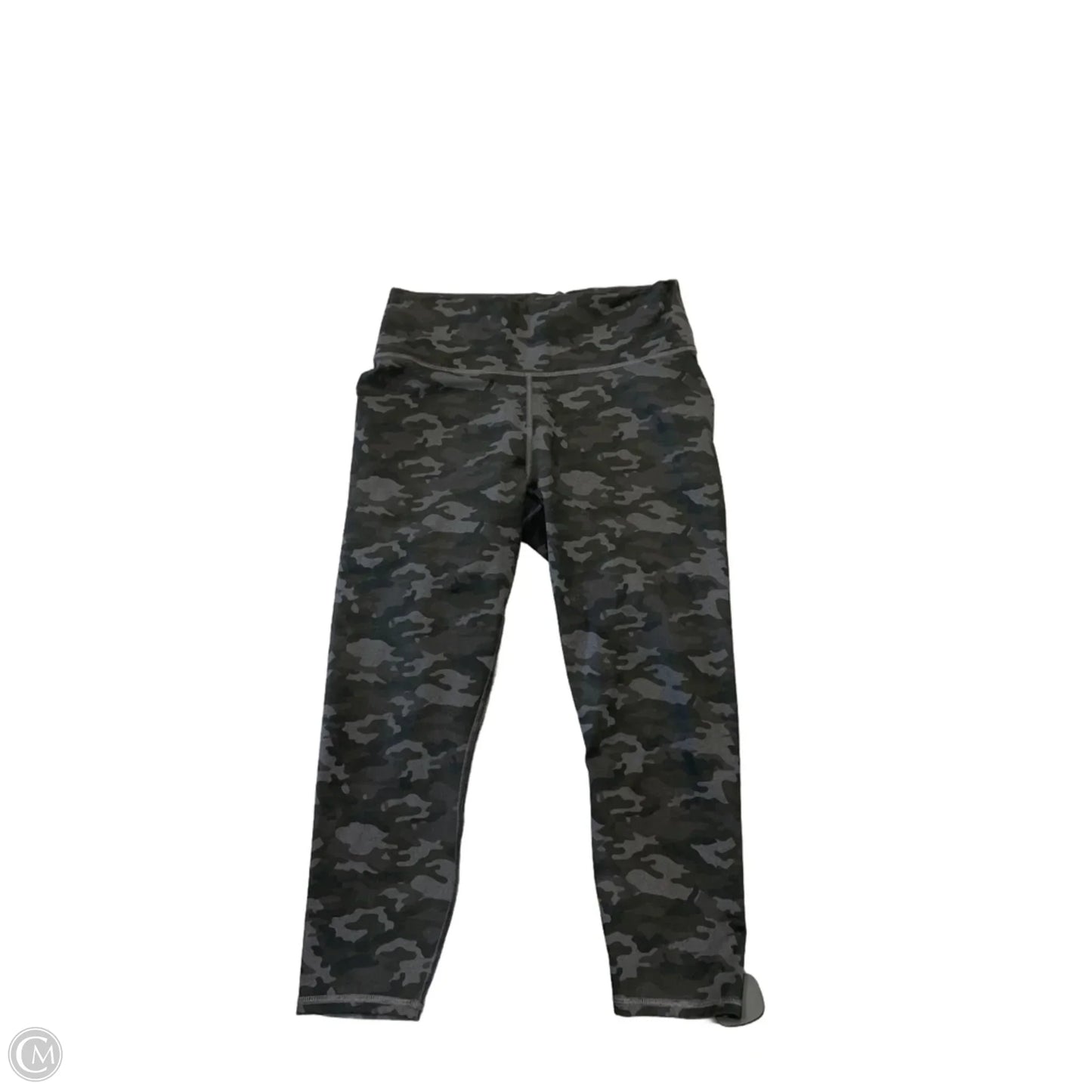 Athletic Leggings By Fabletics In Camouflage Print, Size: M