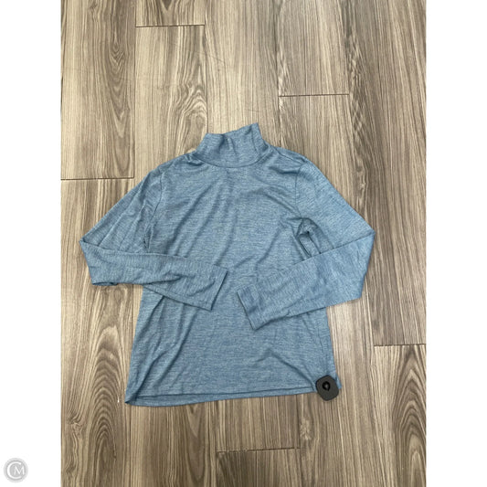 Top Long Sleeve By Bobeau In Blue, Size: M