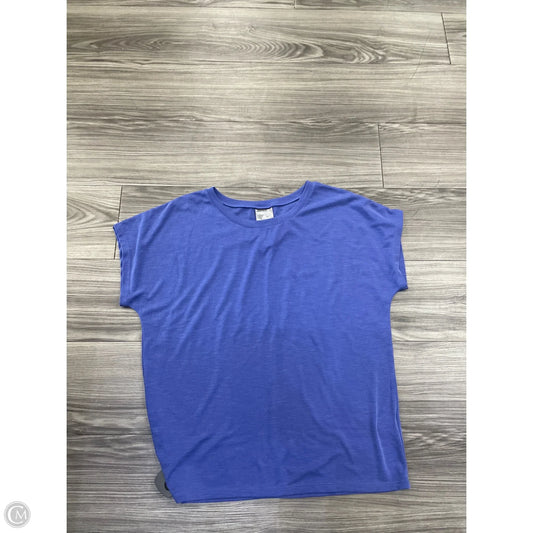 Top Short Sleeve By 32 Degrees In Purple, Size: S