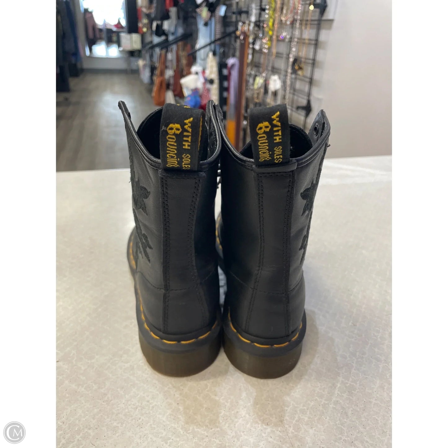 Boots Combat By Dr Martens In Black, Size: 6