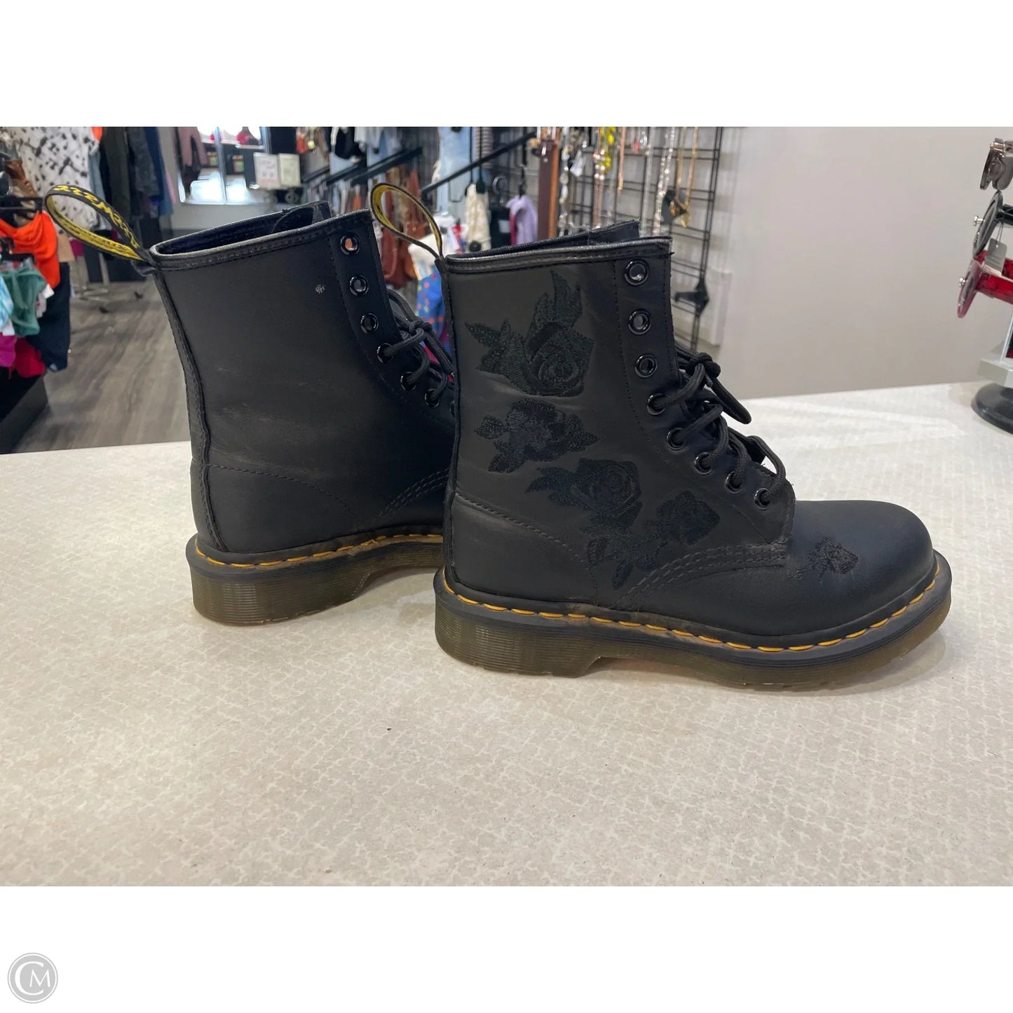 Boots Combat By Dr Martens In Black, Size: 6