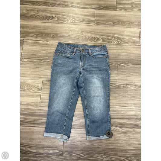 Capris By Faded Glory In Blue, Size: 10