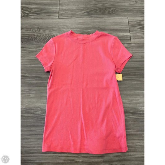 Top Short Sleeve By A New Day In Pink, Size: M
