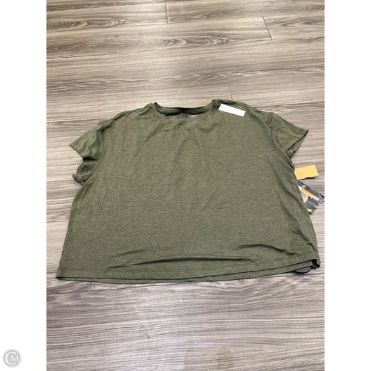 Top Short Sleeve By Avia In Green, Size: Xl