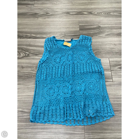 Tank Top By Croft And Barrow In Blue, Size: L