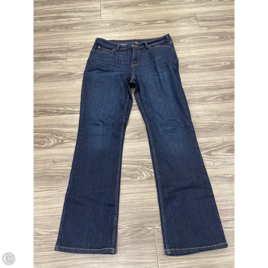 Jeans Straight By Duluth Trading In Blue, Size: 14