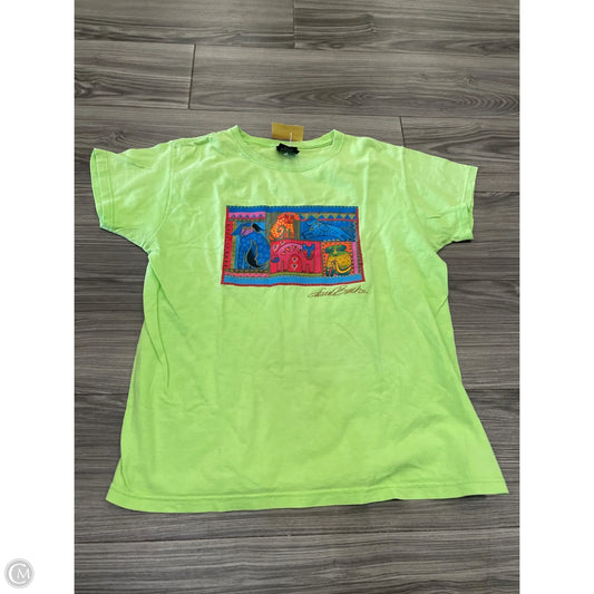 Top Short Sleeve By Clothes Mentor In Green, Size: M