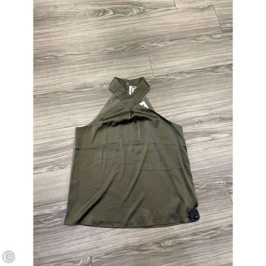 Blouse Sleeveless By Express In Green, Size: M