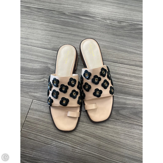 Sandals Heels Block By Cole-haan In Tan, Size: 8.5