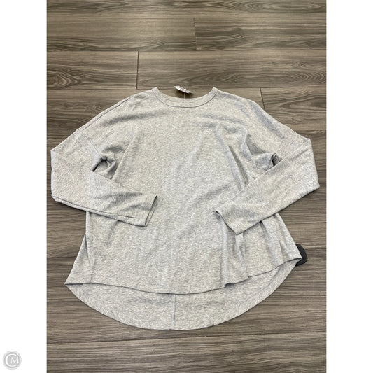 Top Long Sleeve By Aerie In Grey, Size: M