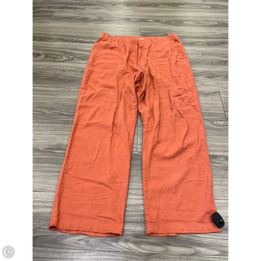 Pants Wide Leg By Gap In Orange, Size: Xl