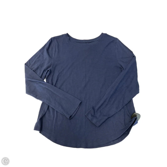 Top Long Sleeve By Sonoma In Blue, Size: Xl