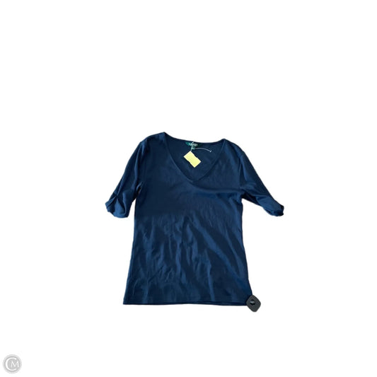 Top Long Sleeve By Ralph Lauren In Navy, Size: S