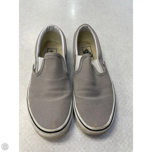 Shoes Sneakers By Vans In Grey, Size: 8.5