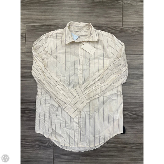 Top Long Sleeve By A New Day In Striped Pattern, Size: S