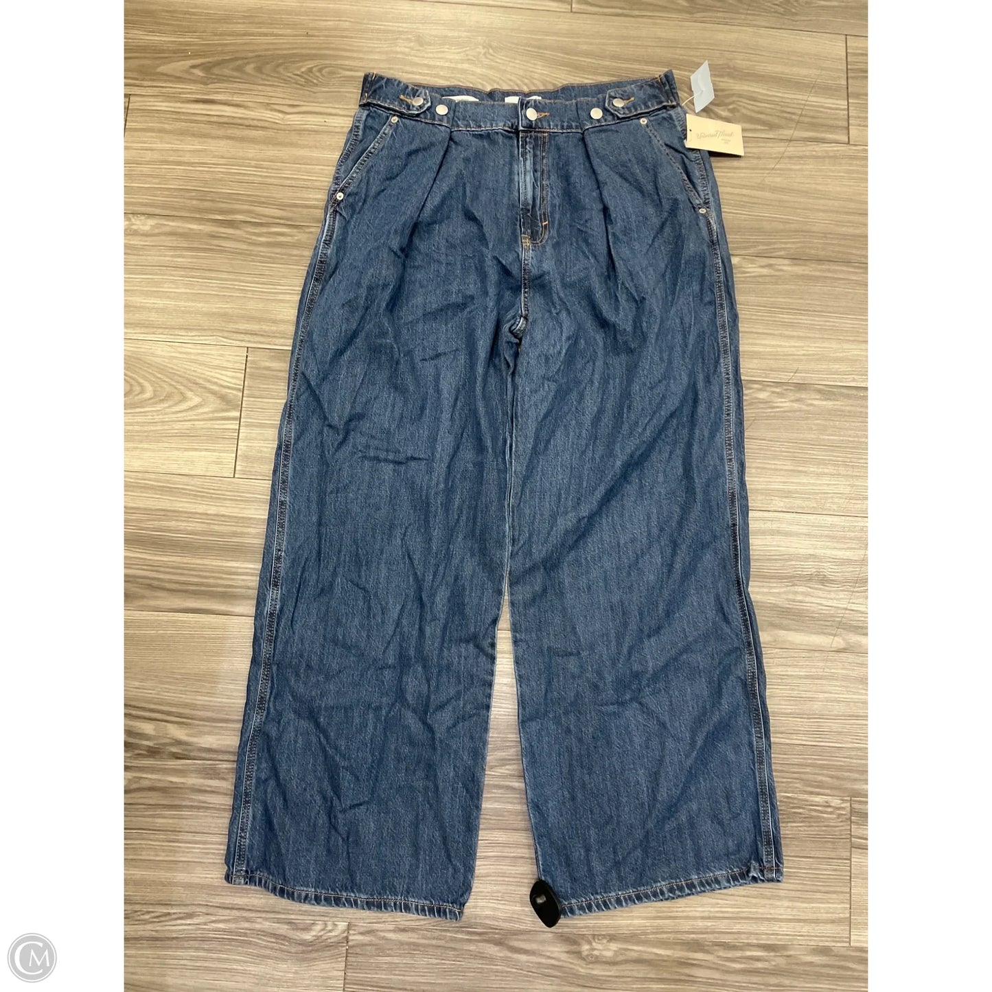 Jeans Wide Leg By Universal Thread In Blue Denim, Size: 12