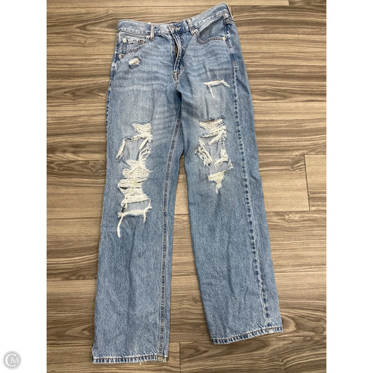 Jeans Straight By Aeropostale In Blue Denim, Size: 6