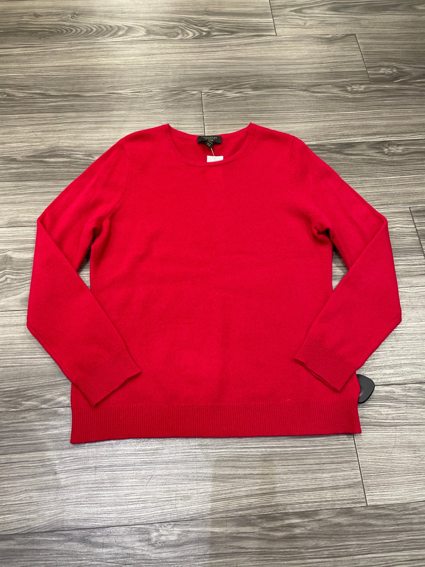 Sweater By Charter Club In Red, Size: L