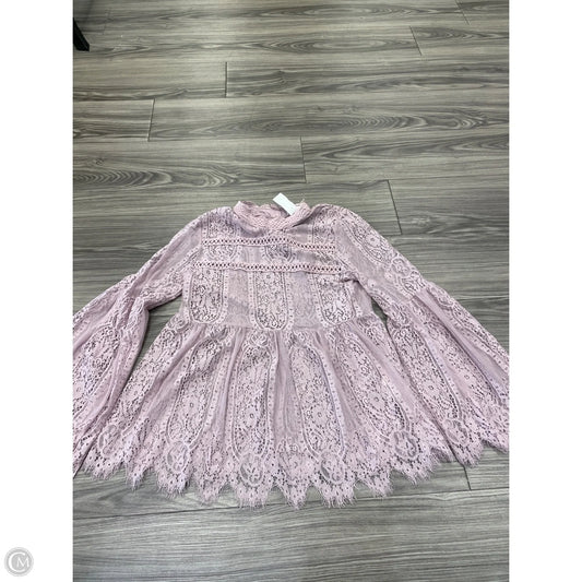 Top Long Sleeve By Altard State In Pink, Size: M