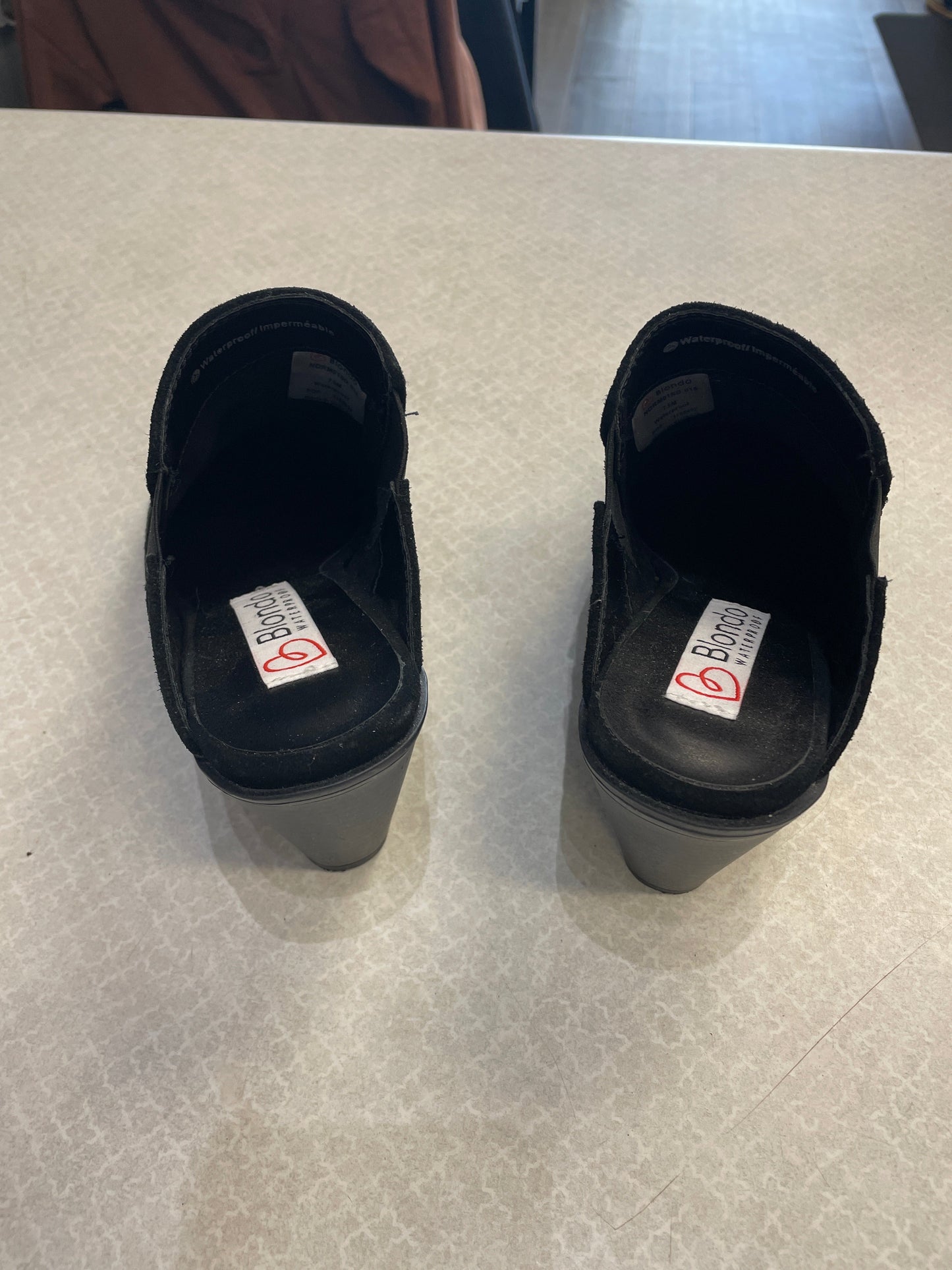 Boots Ankle Heels By Blondo In Black, Size: 7.5