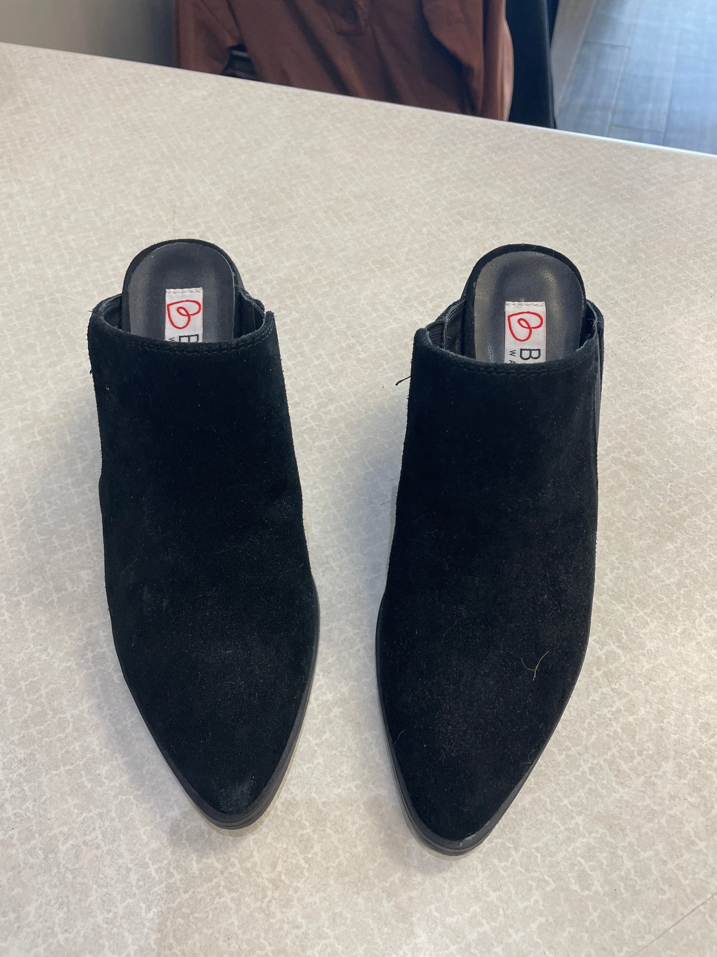 Boots Ankle Heels By Blondo In Black, Size: 7.5