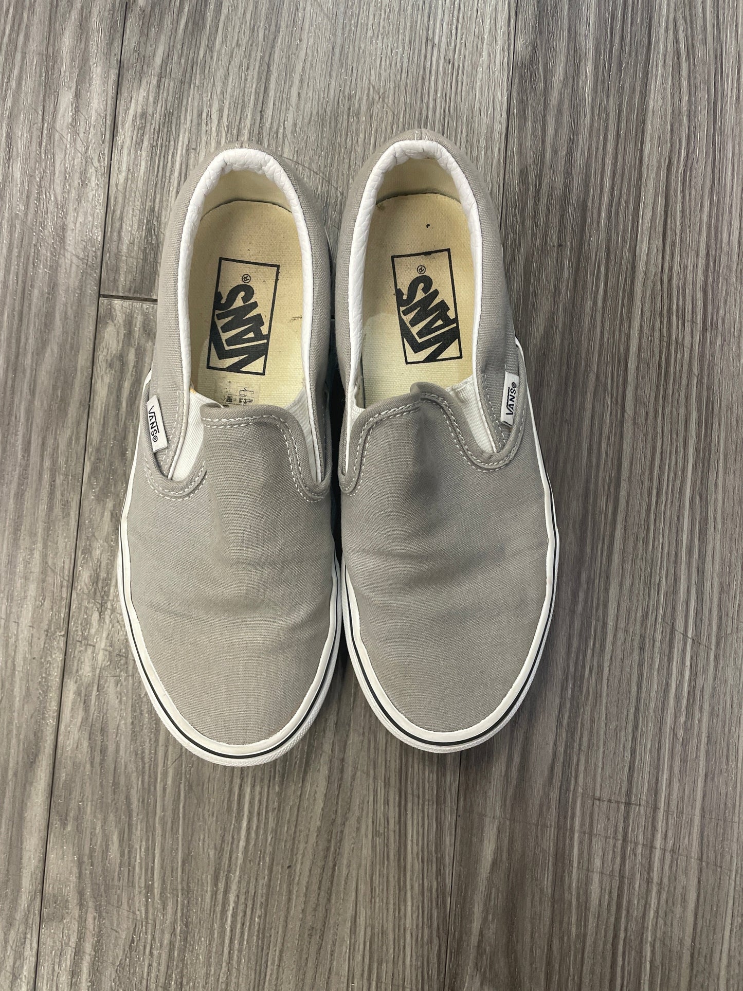 Shoes Sneakers By Vans In Grey, Size: 6