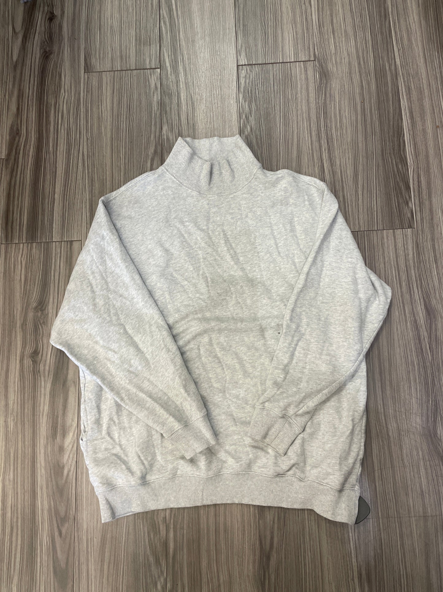 Sweatshirt Crewneck By Aerie In Grey, Size: M