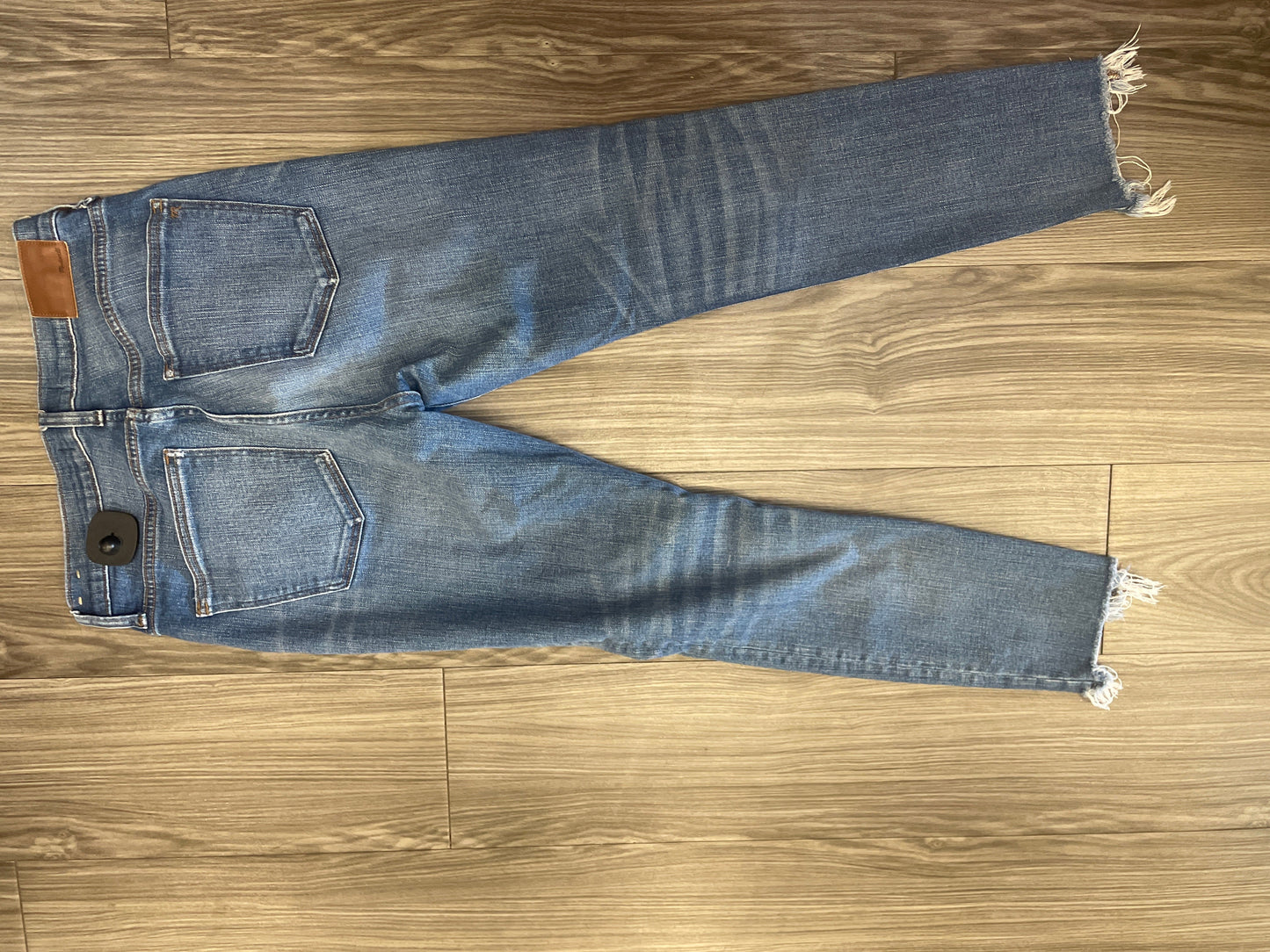 Jeans Skinny By Madewell In Blue, Size: 8