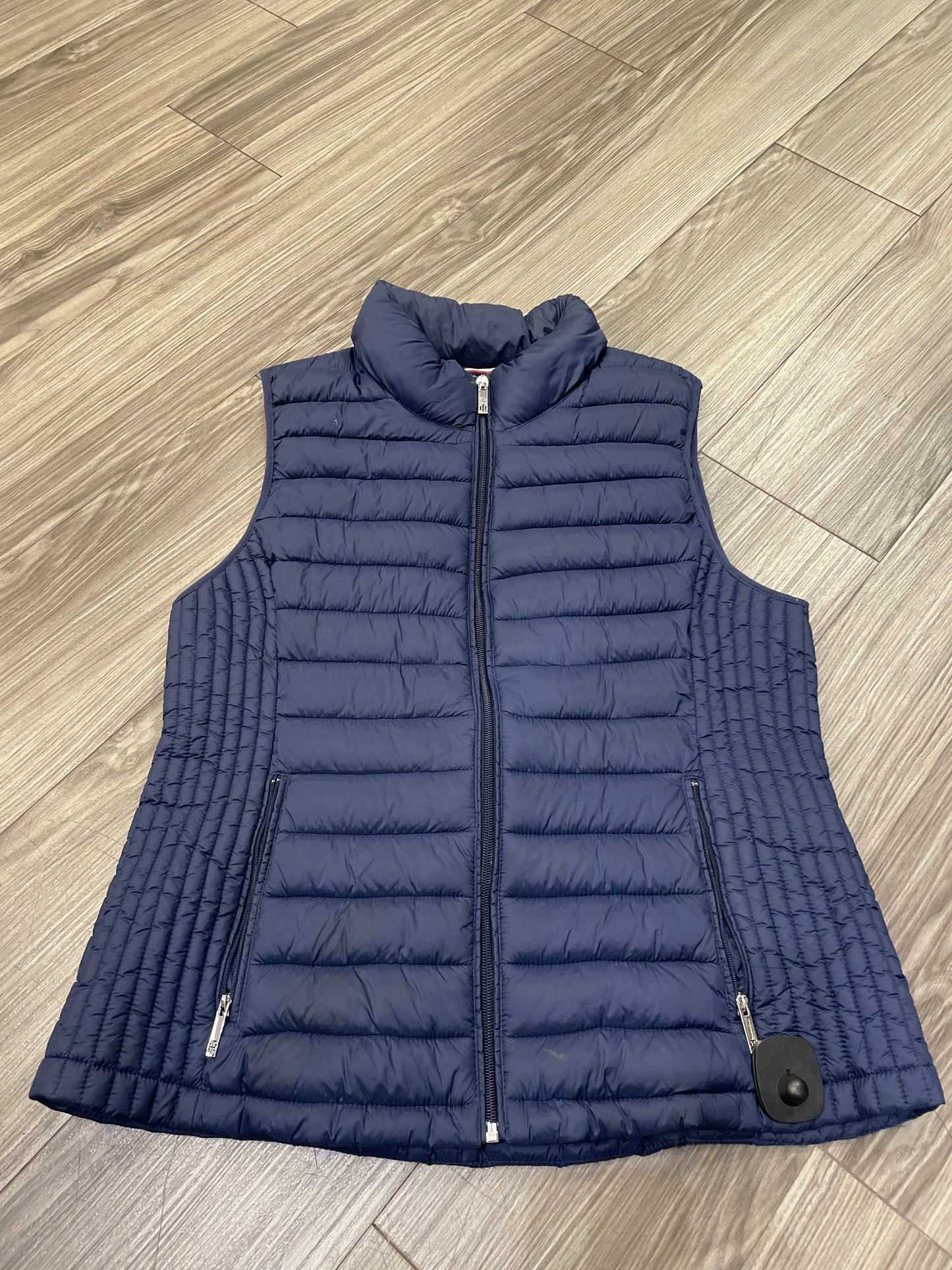 Navy Vest Designer Tommy Hilfiger, Size L