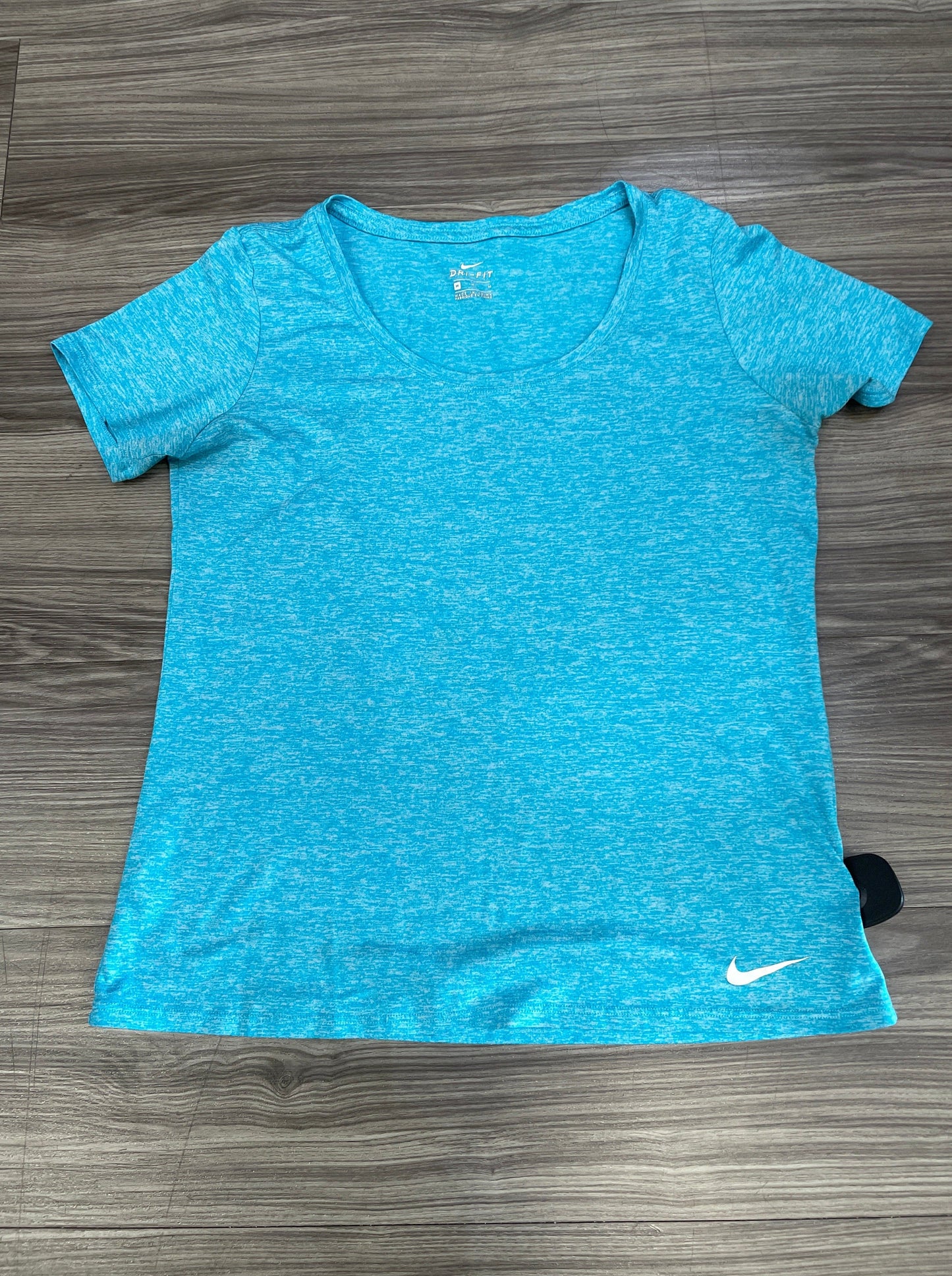 Blue Athletic Top Short Sleeve Nike, Size M