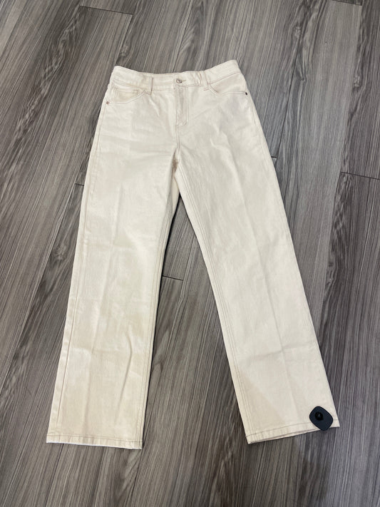 Jeans Flared By Clothes Mentor In Tan, Size: 12l