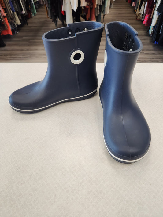 Boots Rain By Crocs In Navy, Size: 7