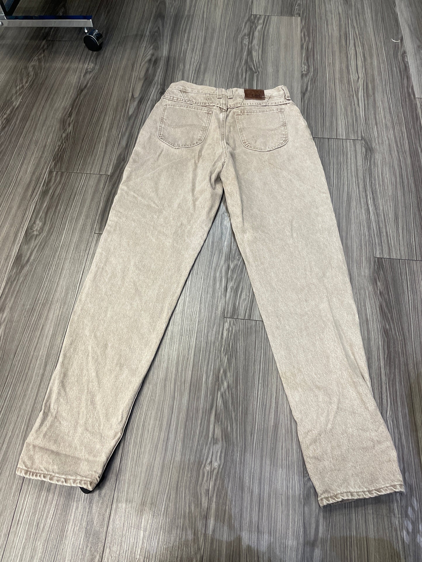 Jeans Straight By Lee In Tan, Size: 12