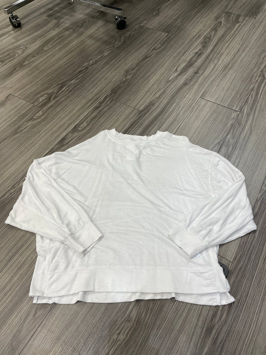 Top Long Sleeve By Joy Lab In White, Size: M