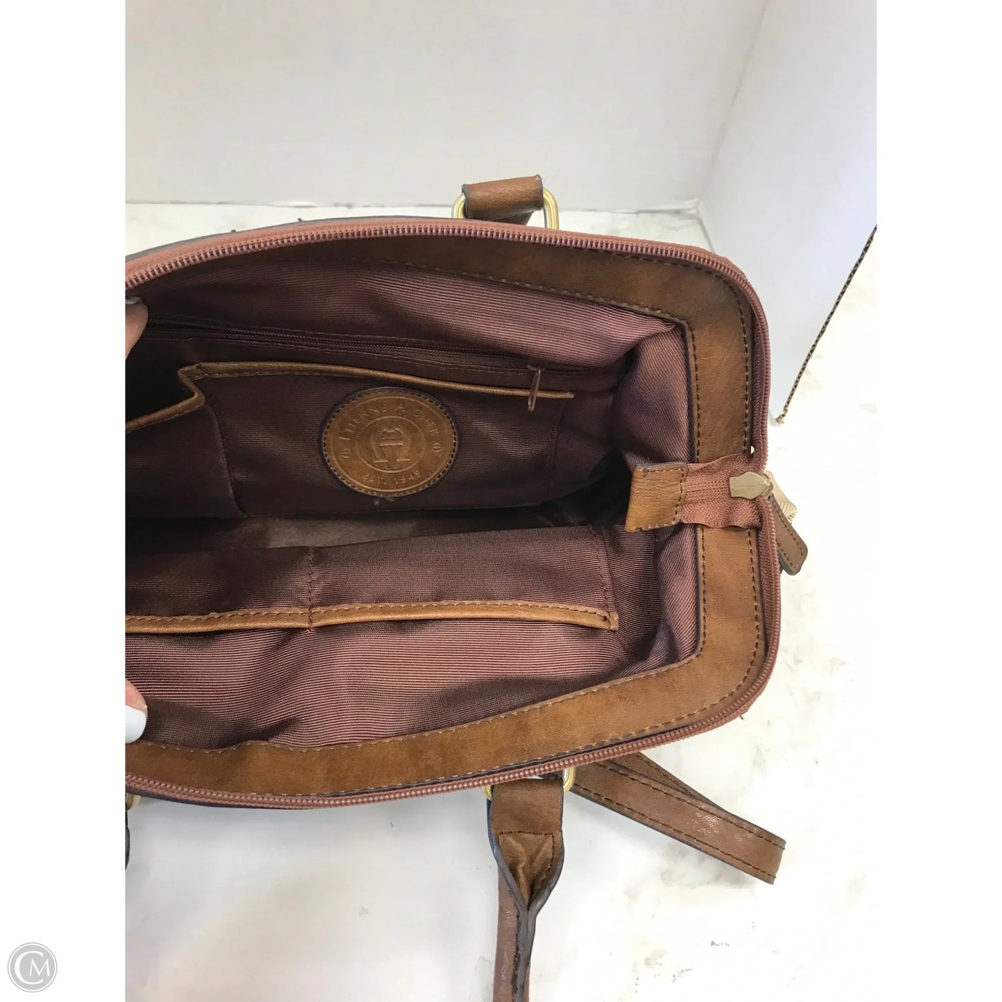Handbag Designer By Etienne Aigner, Size: Medium