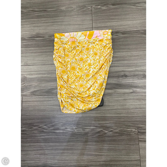 Skirt Designer By Free People In Yellow, Size: S