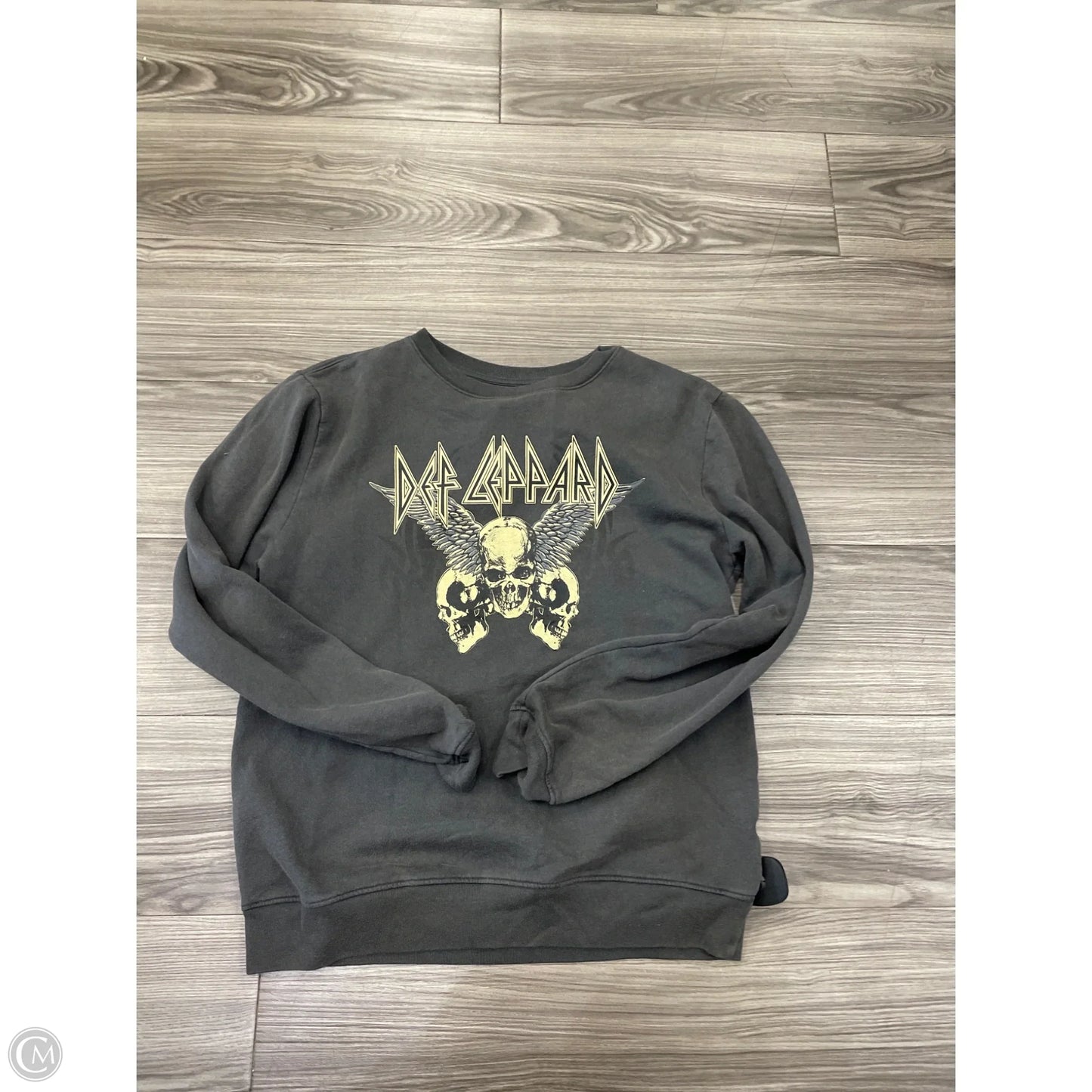 Sweatshirt Crewneck By Clothes Mentor In Grey, Size: S