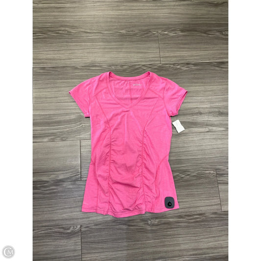 Athletic Top Short Sleeve By Zella In Pink, Size: M