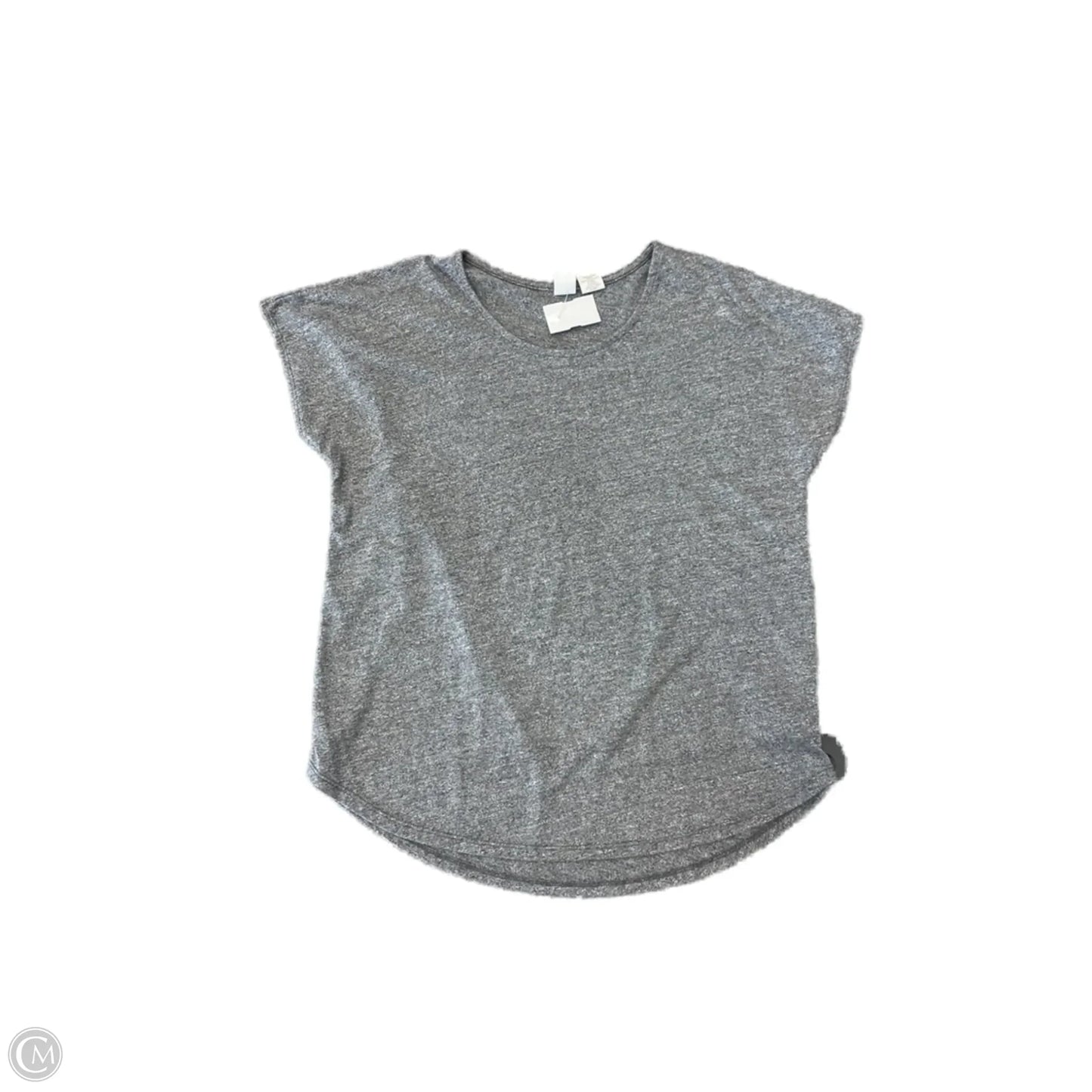 Top Short Sleeve Basic By Artisan Ny In Grey, Size: L